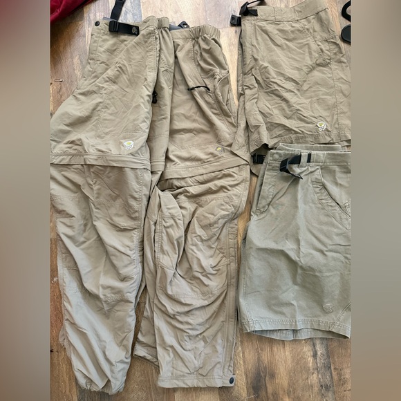 BUNDLE Mountain Hardwear Hiking LOT 2 pants 2 shorts